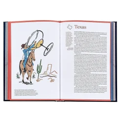 The United States of Cocktails Personalized Leather-Bound Book