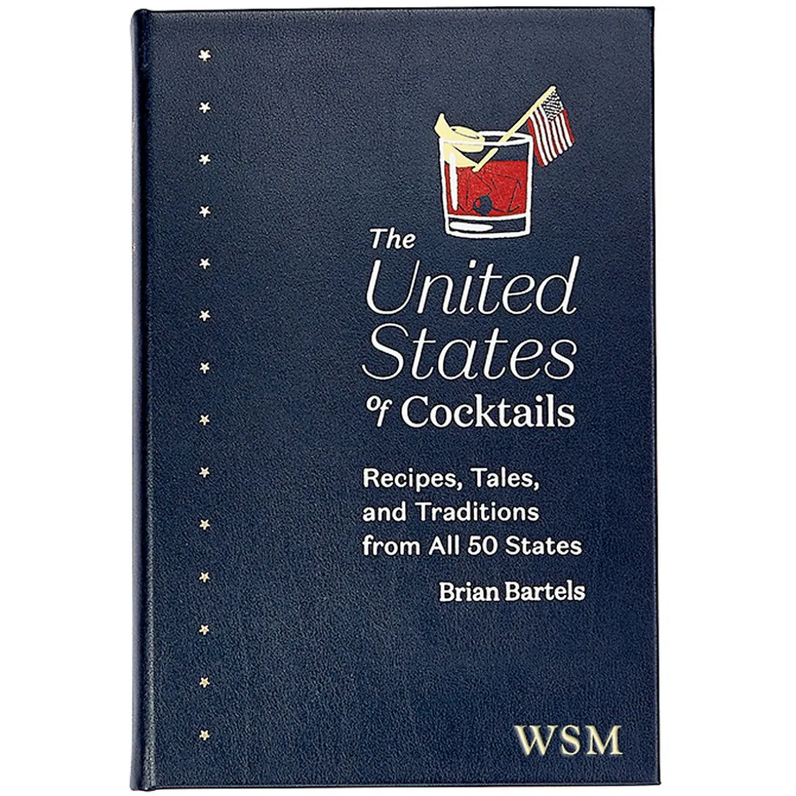 The United States of Cocktails Personalized Leather-Bound Book
