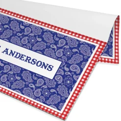 4th of July BBQ Personalized Placemat Pad