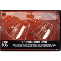 Tilted Personalized Bourbon Glasses