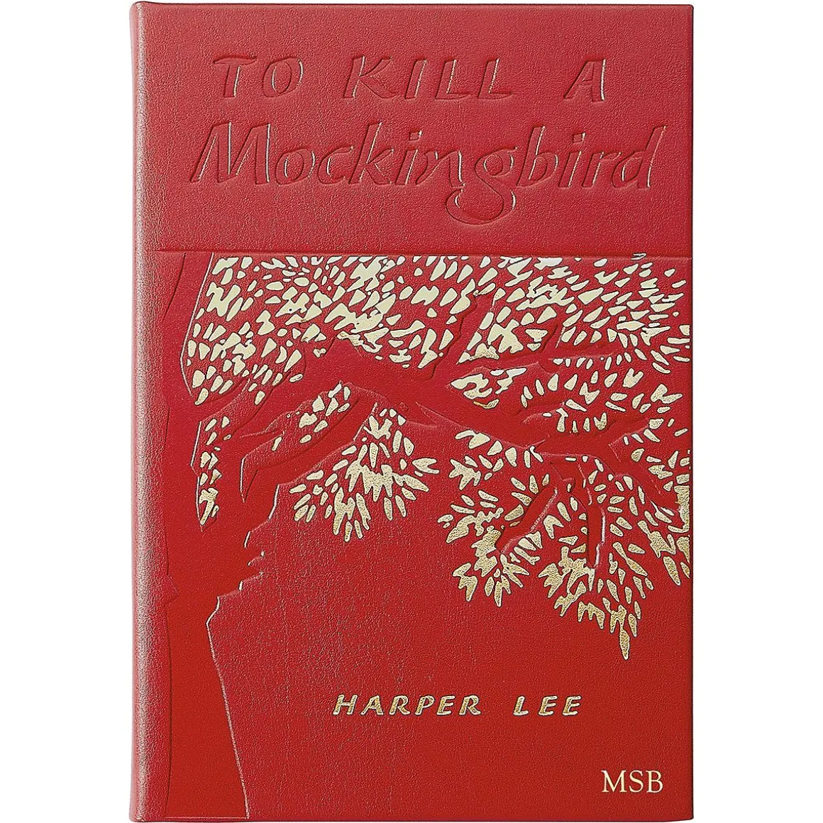 To Kill a Mockingbird Personalized Red Leather-Bound Book