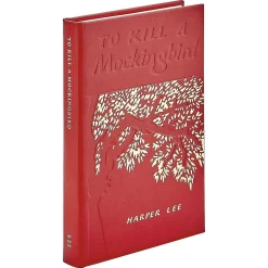 To Kill a Mockingbird Personalized Red Leather-Bound Book