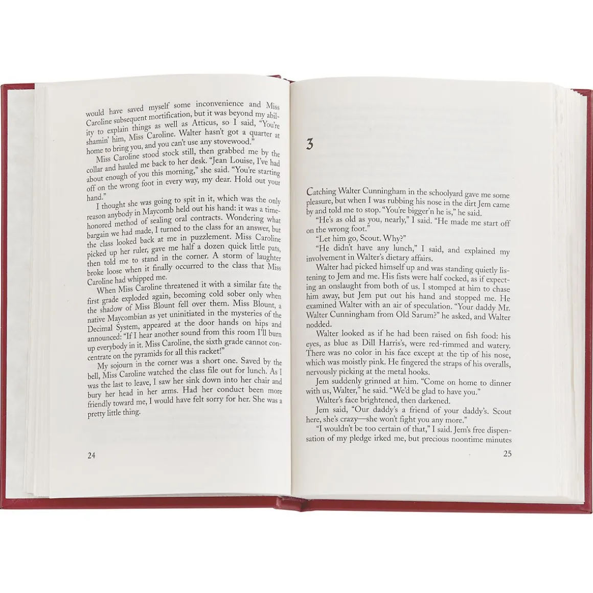 To Kill a Mockingbird Personalized Red Leather-Bound Book