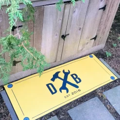 Tools Double-Width Personalized Doormat