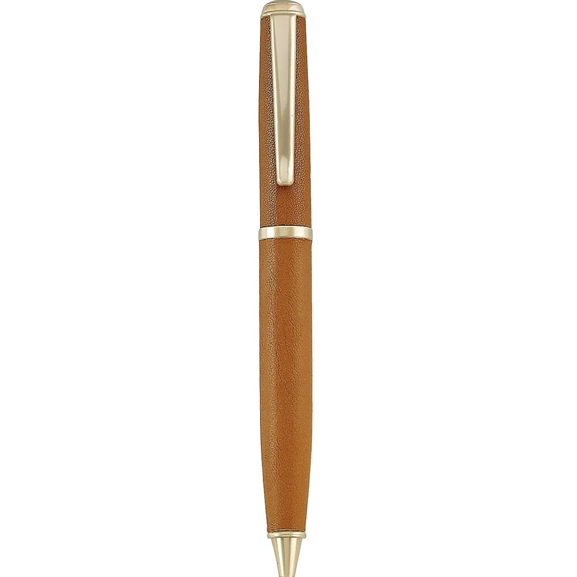 Traditional Leather Wrapped Tan Pen