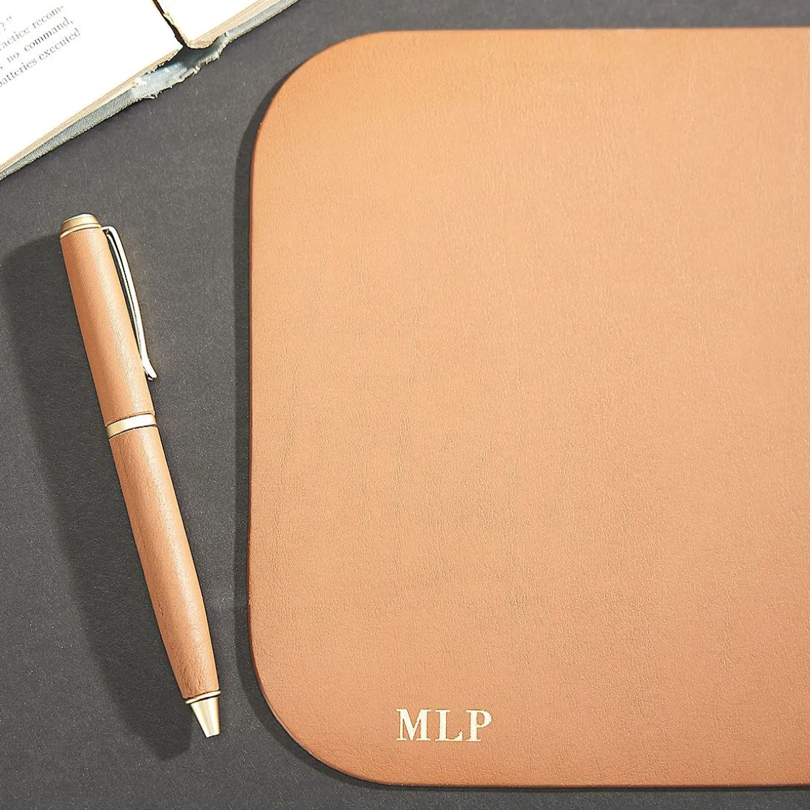 Traditional Leather Wrapped Tan Pen