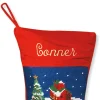 Train Heirloom Needlepoint Personalized Christmas Stocking