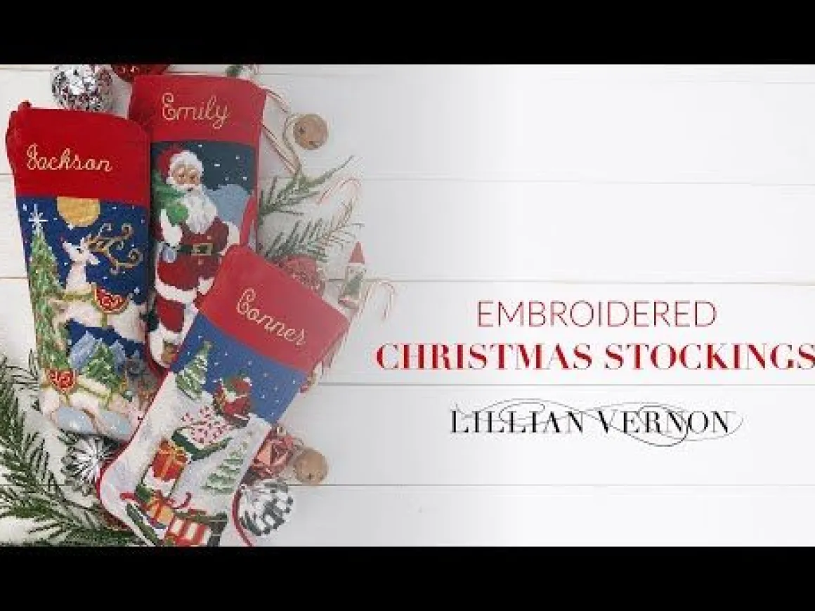Train Heirloom Needlepoint Personalized Christmas Stocking