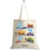 Transportation Personalized Canvas Tote