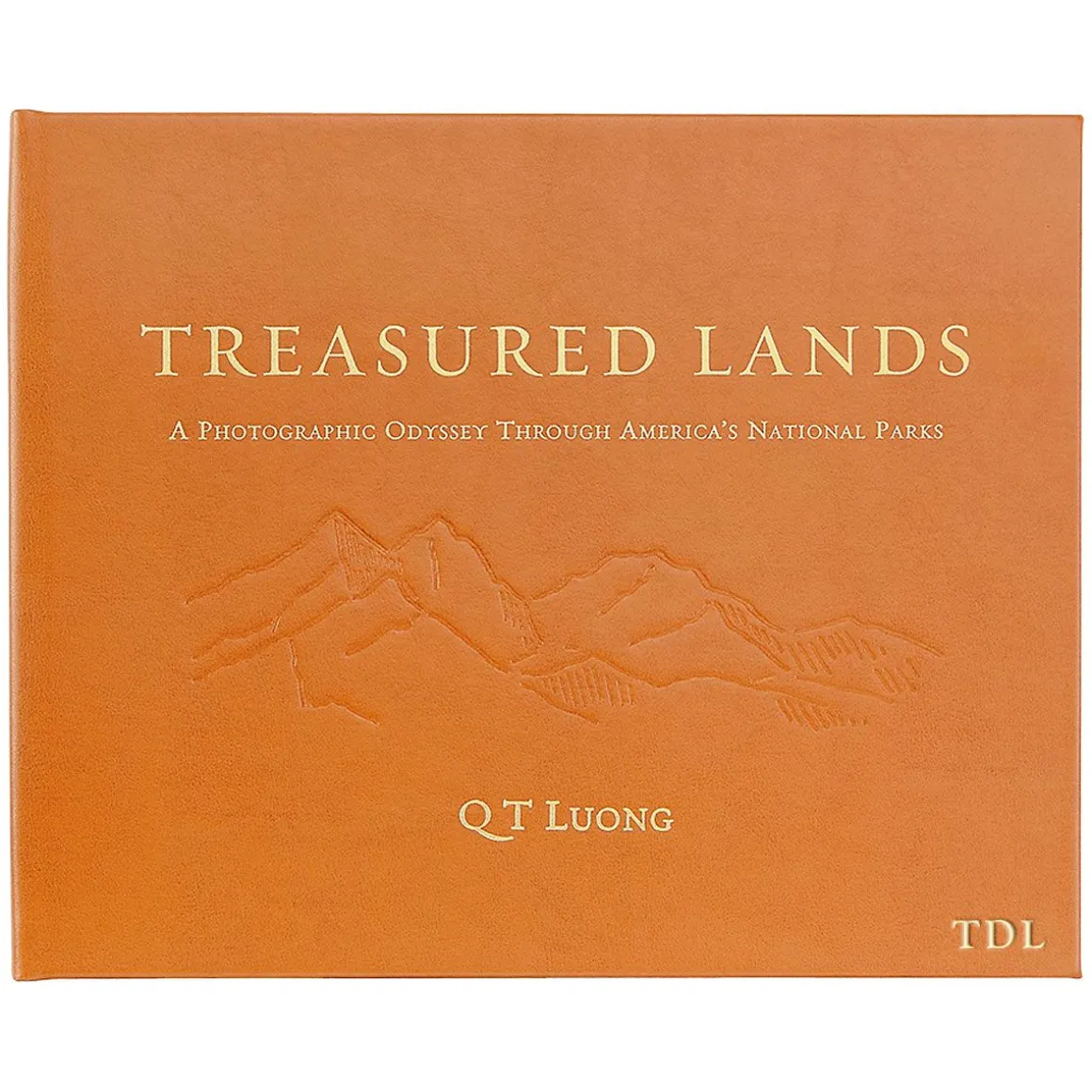 Treasured Lands Personalized Tan Leather-Bound Book