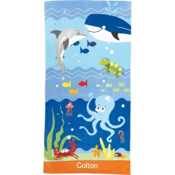 Under the Sea Personalized Towel