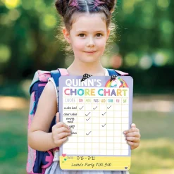Unicorn Personalized Dry Erase Chore Chart