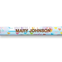 #2 Unicorn Personalized Hardwood Pencils