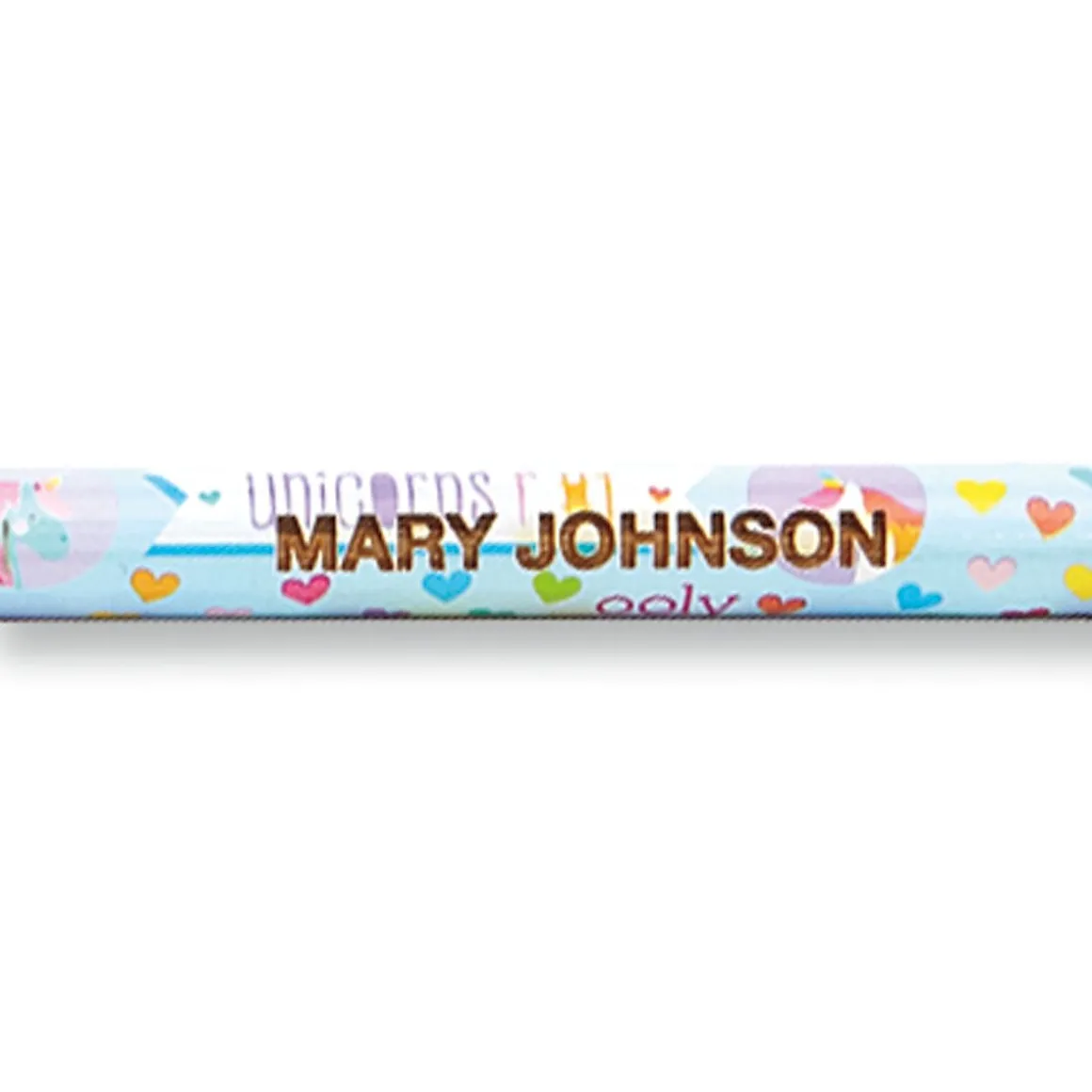 #2 Unicorn Personalized Hardwood Pencils