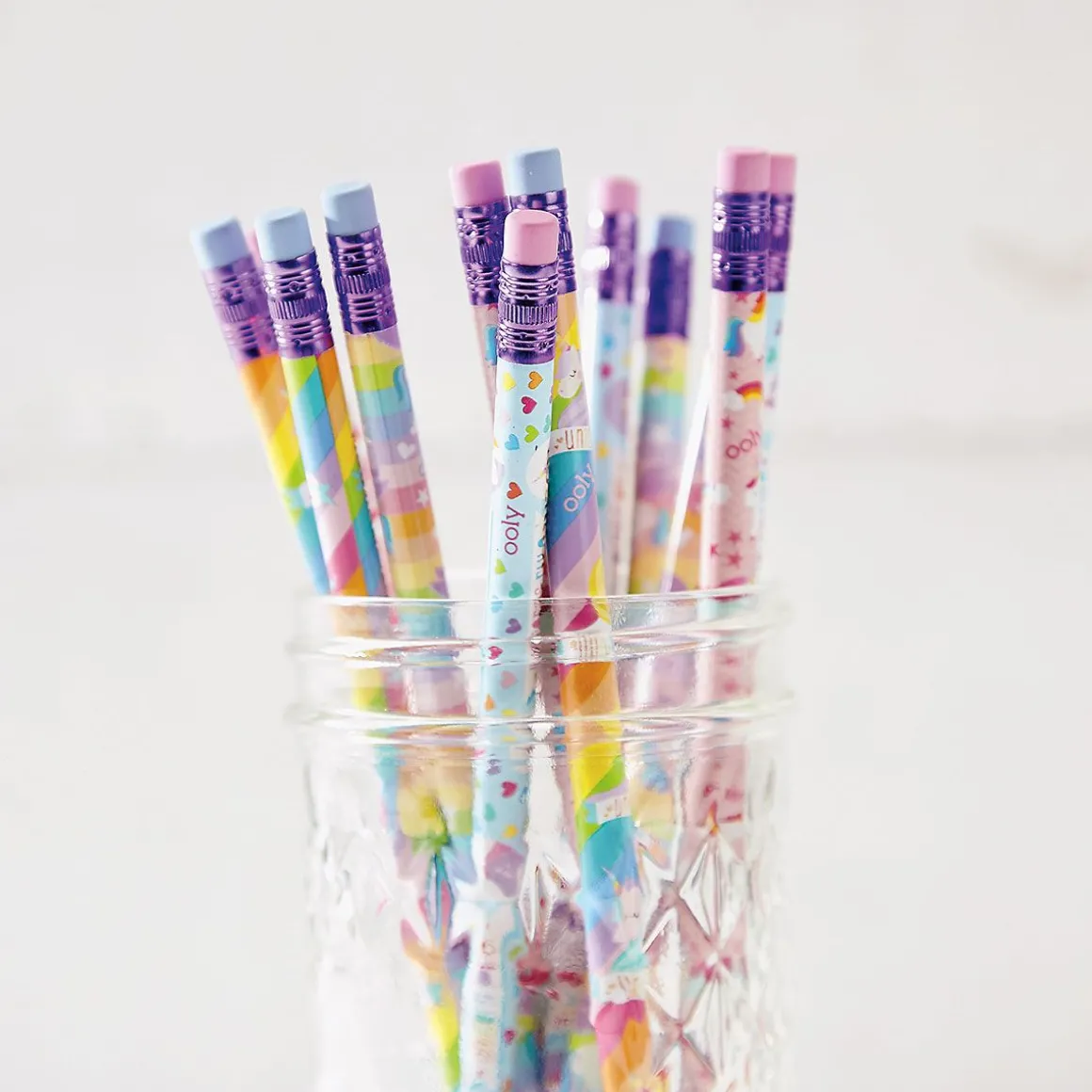 #2 Unicorn Personalized Hardwood Pencils