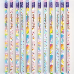 #2 Unicorn Personalized Hardwood Pencils
