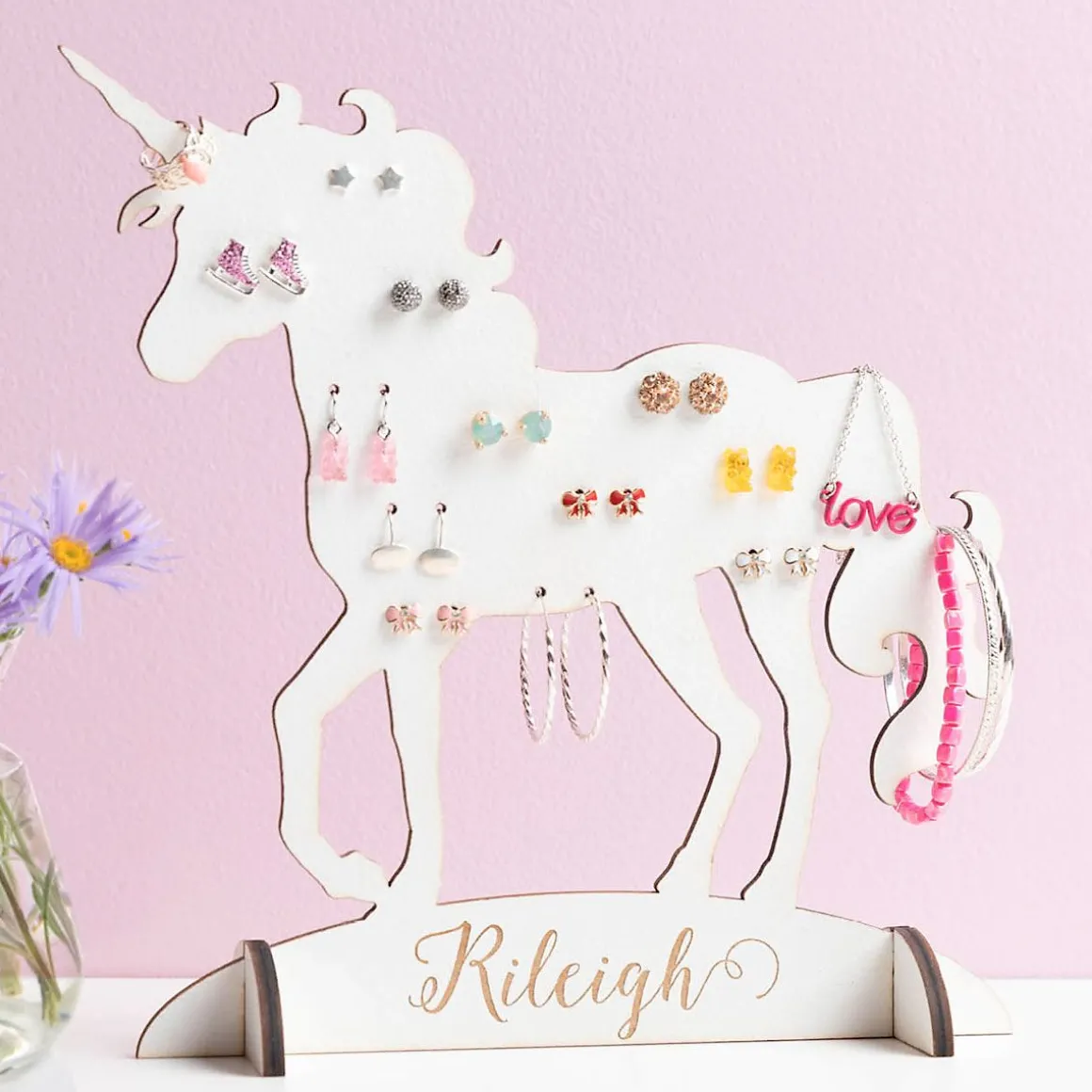 Unicorn Personalized Jewelry Stand