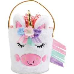 Unicorn Personalized Plush Treat Basket