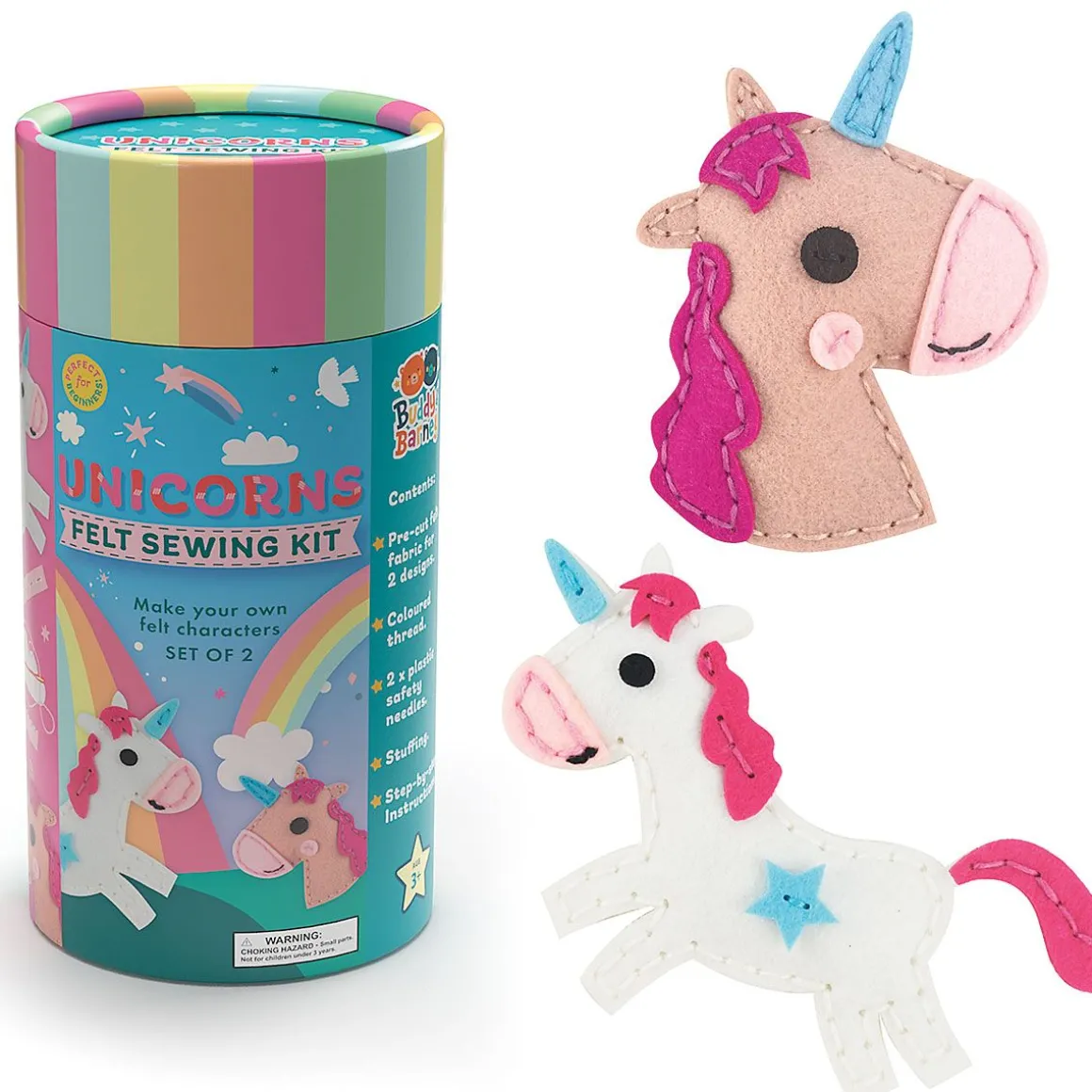 Unicorn Sewing Kit in a Tube