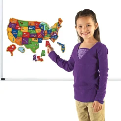 USA Magnetic Map Puzzle