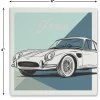 Vintage Cars Personalized Ceramic Coasters