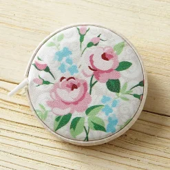 Vintage Flowers Retractable Tape Measure