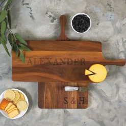 Walnut Personalized Charcuterie Long Board