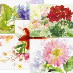 Watercolor Garden Note Card Value Pack