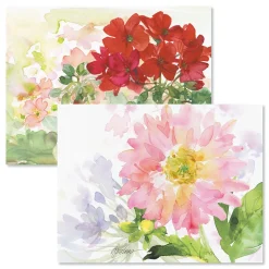 Watercolor Garden Note Card Value Pack
