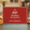 We Wish You Personalized Glass Cutting Board
