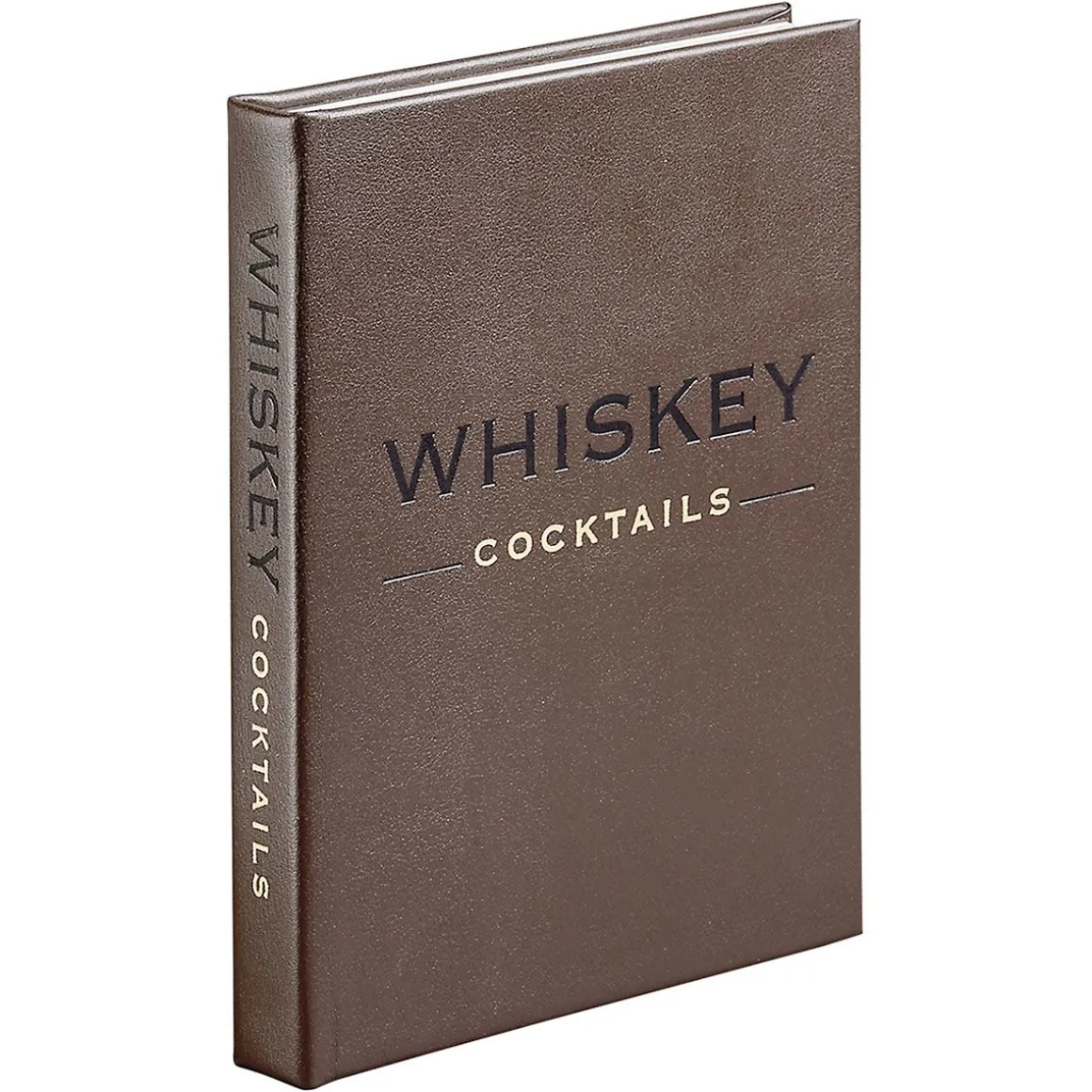 Whiskey Cocktails Personalized Leather Book