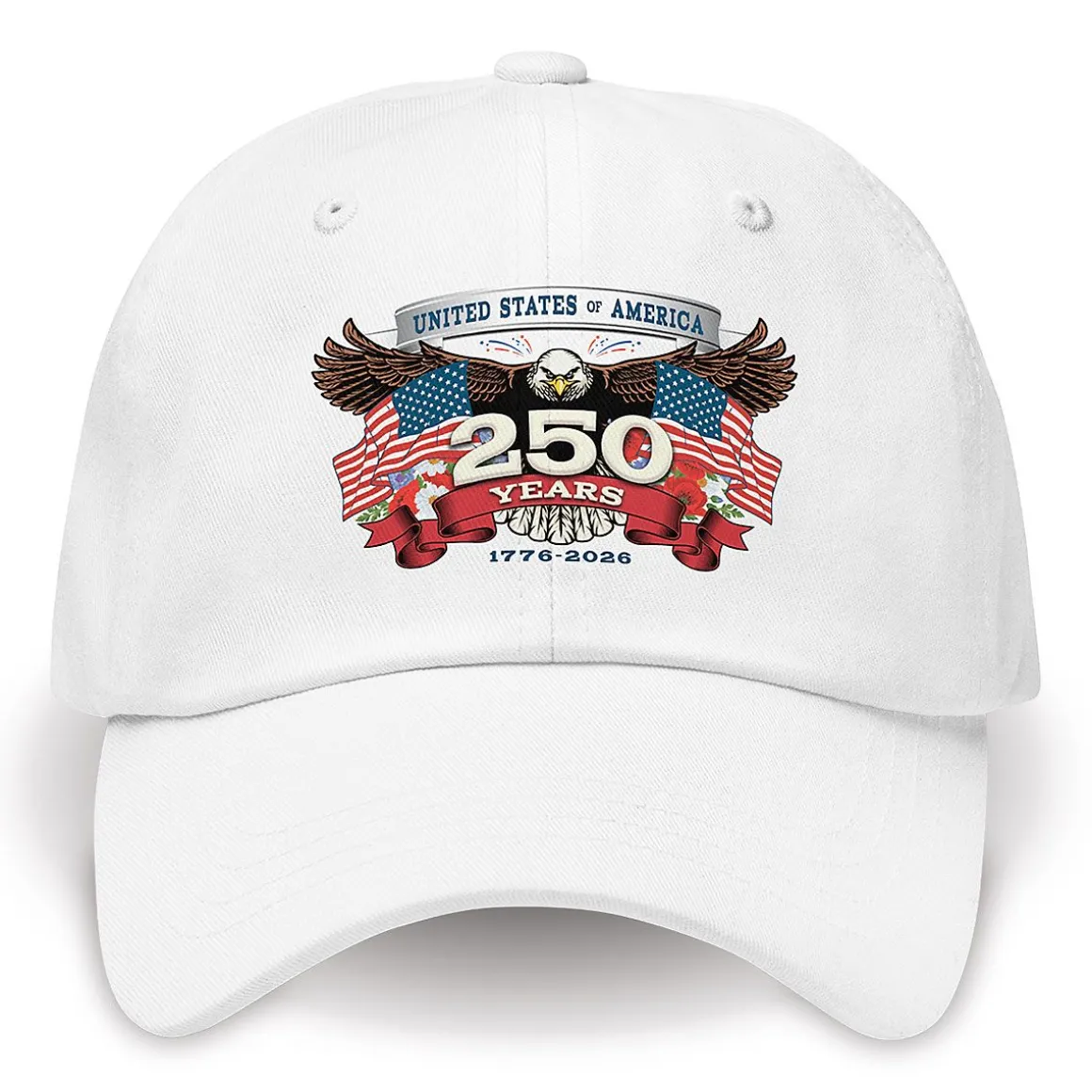 1776-2026 White Hat
