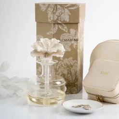 White Hibiscus Grand Casablanca Porcelain Diffuser