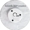 White Marble Monogrammed Lazy Susan