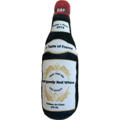 Wine Bottle Dog Plush Toy