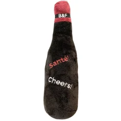 Wine Bottle Dog Plush Toy
