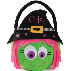 Witch Halloween Personalized Treat Basket
