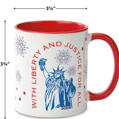 With Liberty and Justice for All Personalized Mug