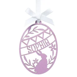 Wood Easter Egg Personalized Ornament