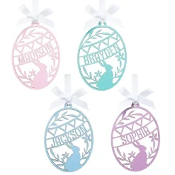 Wood Easter Egg Personalized Ornament
