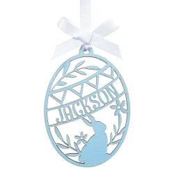 Wood Easter Egg Personalized Ornament