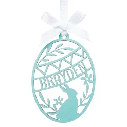 Wood Easter Egg Personalized Ornament