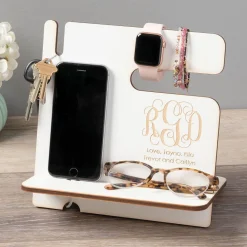 Wooden Desk Personalized Organizer