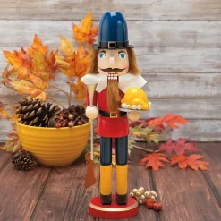 Wood Thanksgiving Nutcracker