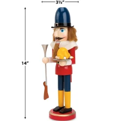 Wood Thanksgiving Nutcracker