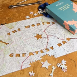 World’s Greatest Dad Map Puzzle
