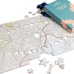 World’s Greatest Dad Map Puzzle