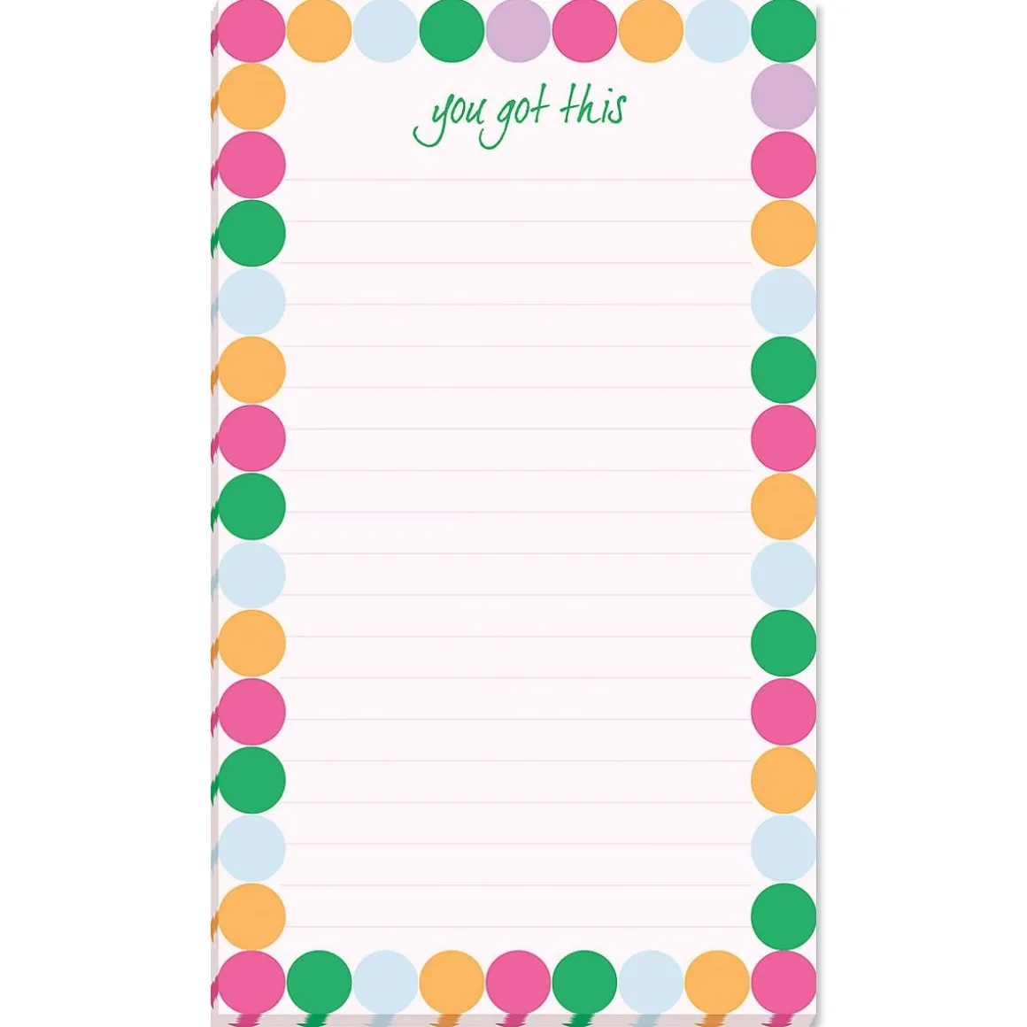 You Got This Dots Notepad