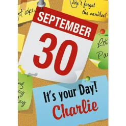 Your Day Birthday Personalized Card